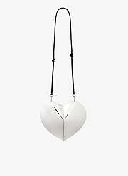 Alaia Le Coeur Clutch Silver - 21x17.5x7cm - 1