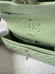 Chanel Small Classic Flap Caviar Quilted Mint Green - 23x14.5x6cm - 2