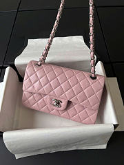 Chanel Small Classic Flap Caviar Quilted Light Pink - 23x14.5x6cm - 2