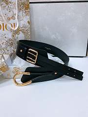 Dior Nolita Belt Black Smooth Calfskin 80mm - 2