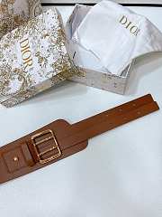 Dior Nolita Belt Brown Smooth Calfskin and Rope 80mm - 2