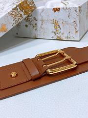 Dior Nolita Belt Brown Smooth Calfskin and Rope 80mm - 4