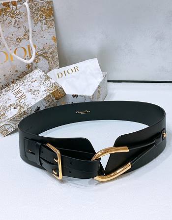 Dior Nolita Belt Black Smooth Calfskin 80mm