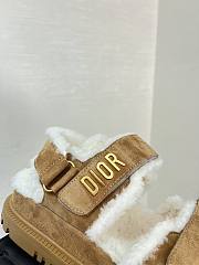 Dioract Sandal Beige Suede Goatskin - 6