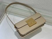 Miss Dior Flap Bag Rope Beige Patent Calfskin - 22x11x6cm - 4