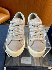 B33 Sneaker Dior Gray Dior Oblique Jacquard and Dior Gray Suede - 4