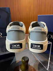 Dior B33 Sneaker Gray Smooth Calfskin - 6