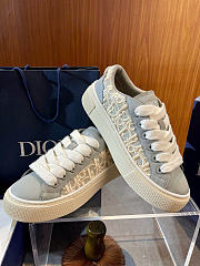 Dior B33 Sneaker Gray Smooth Calfskin - 3