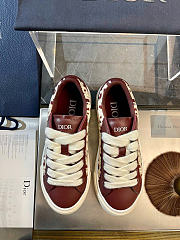 B33 Sneaker Burgundy Smooth Calfskin - 6