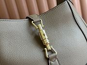 Gucci Jackie 1961 Small Shoulder Bag Taupe Grain Leather - 19x27.5x4cm - 6