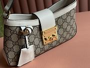 Gucci Padlock Small Shoulder Bag White - 26.5x13.5x4.5cm - 3