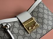 Gucci Padlock Small Shoulder Bag White - 26.5x13.5x4.5cm - 2