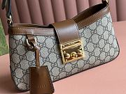 Gucci Padlock Small Shoulder Bag Brown - 26.5x13.5x4.5cm - 2