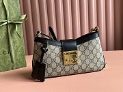 Gucci Padlock Small Shoulder Bag Black - 26.5x13.5x4.5cm - 1