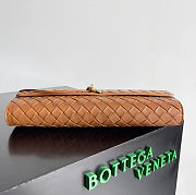 Bottega Veneta Andiamo Clutch Bag In Cognac - 31x13x3cm - 6