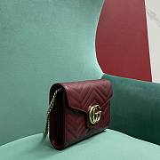 Gucci GG Marmont Super Mini Bag Red - 20x13x6cm - 5