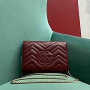 Gucci GG Marmont Super Mini Bag Red - 20x13x6cm - 3