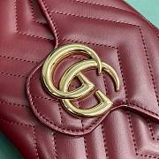 Gucci GG Marmont Super Mini Bag Red - 20x13x6cm - 2