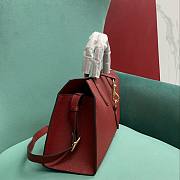 Gucci Medium Tote Bag with Hook Closure Red - 40x19.5x12cm - 2