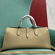 Gucci Medium Tote Bag with Hook Closure Beige - 40x19.5x12cm - 4