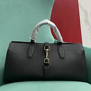 Gucci Medium Tote Bag with Hook Closure Black - 40x19.5x12cm - 1