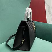 Gucci Medium Tote Bag with Hook Closure Black - 40x19.5x12cm - 2