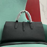 Gucci Medium Tote Bag with Hook Closure Black - 40x19.5x12cm - 4