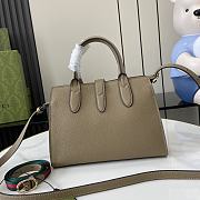 Gucci Small Tote Bag With Hook Closure Beige - 24x17.5x8.5cm - 3