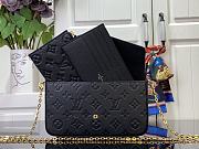 LV Félicie Pochette Black M82477 - 21x12x3cm - 5