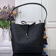 LV Flore Mahina Leather Black M12139 - 28x27x10cm - 1