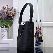 LV Flore Mahina Leather Black M12139 - 28x27x10cm - 2