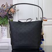 LV Flore Mahina Leather Black M12139 - 28x27x10cm - 5