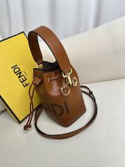 Fendi Mon Tresor Brown Leather Mini Bag - 18x10x12xm - 4