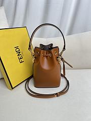 Fendi Mon Tresor Brown Leather Mini Bag - 18x10x12xm - 6