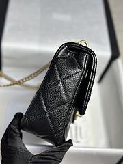 Chanel Caviar 24P Heart Adjustable Strap Black - 24x19x9cm - 2