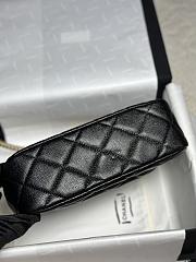 Chanel Caviar 24P Heart Adjustable Strap Black - 24x19x9cm - 4