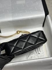 Chanel Caviar 24P Heart Adjustable Strap Black - 20x14x8cm - 4