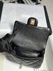 Chanel Caviar 24P Heart Adjustable Strap Black - 19x12x8cm - 6