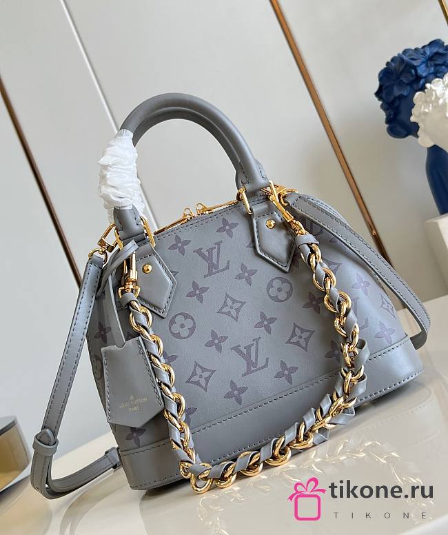 LV Alma BB Monogram Ink Gray M12561 - 23.5x17.5x11.5cm - 1