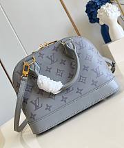 LV Alma BB Monogram Ink Gray M12561 - 23.5x17.5x11.5cm - 5