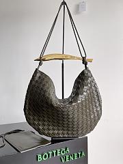 Bottega Veneta Medium Sardine Kaki - 39x31x12cm - 1