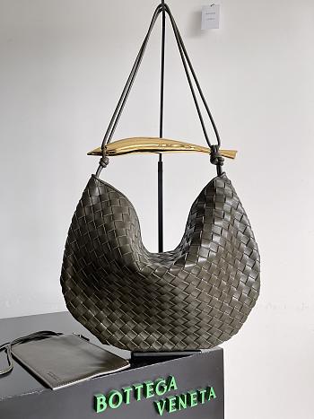 Bottega Veneta Medium Sardine Kaki - 39x31x12cm