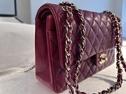 Chanel Classic Handbag Caviar Burgundy - 25cm - 2