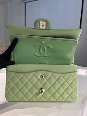 Chanel Classic Handbag Caviar Green - 25cm - 5