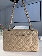 Chanel Classic Handbag Caviar Beige - 25cm - 6