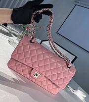 Chanel Classic Handbag Caviar Pink - 25cm - 6