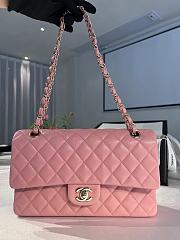 Chanel Classic Handbag Caviar Pink - 25cm - 5