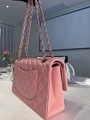 Chanel Classic Handbag Caviar Pink - 25cm - 3