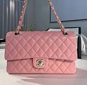 Chanel Classic Handbag Caviar Pink - 25cm - 1