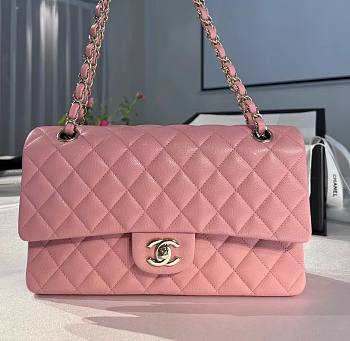 Chanel Classic Handbag Caviar Pink - 25cm